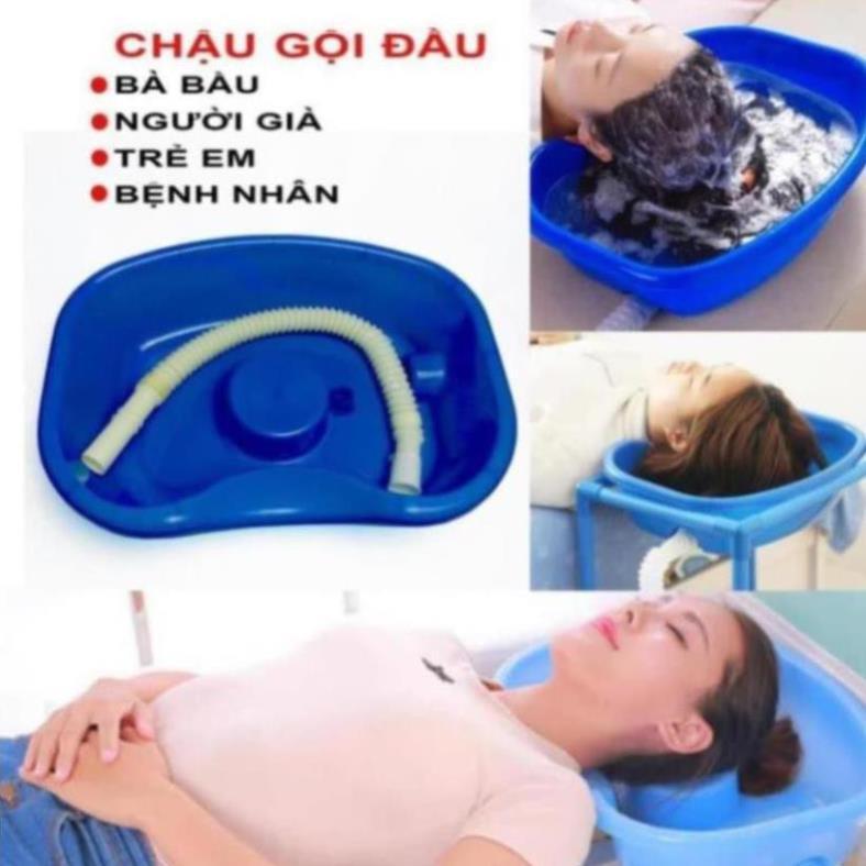 Chậu Gội Đầu Tại Nhà Cho Bệnh Nhân Người Già Trẻ Em