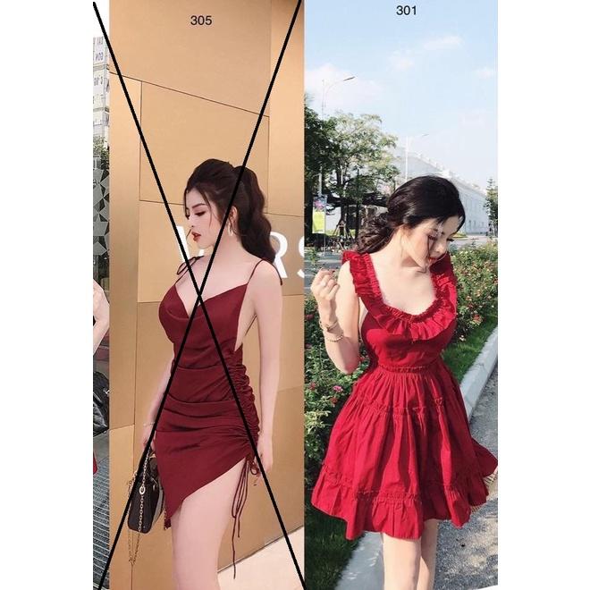 VÁY XÒE TẦNG HỞ LƯNG XINH XẮN