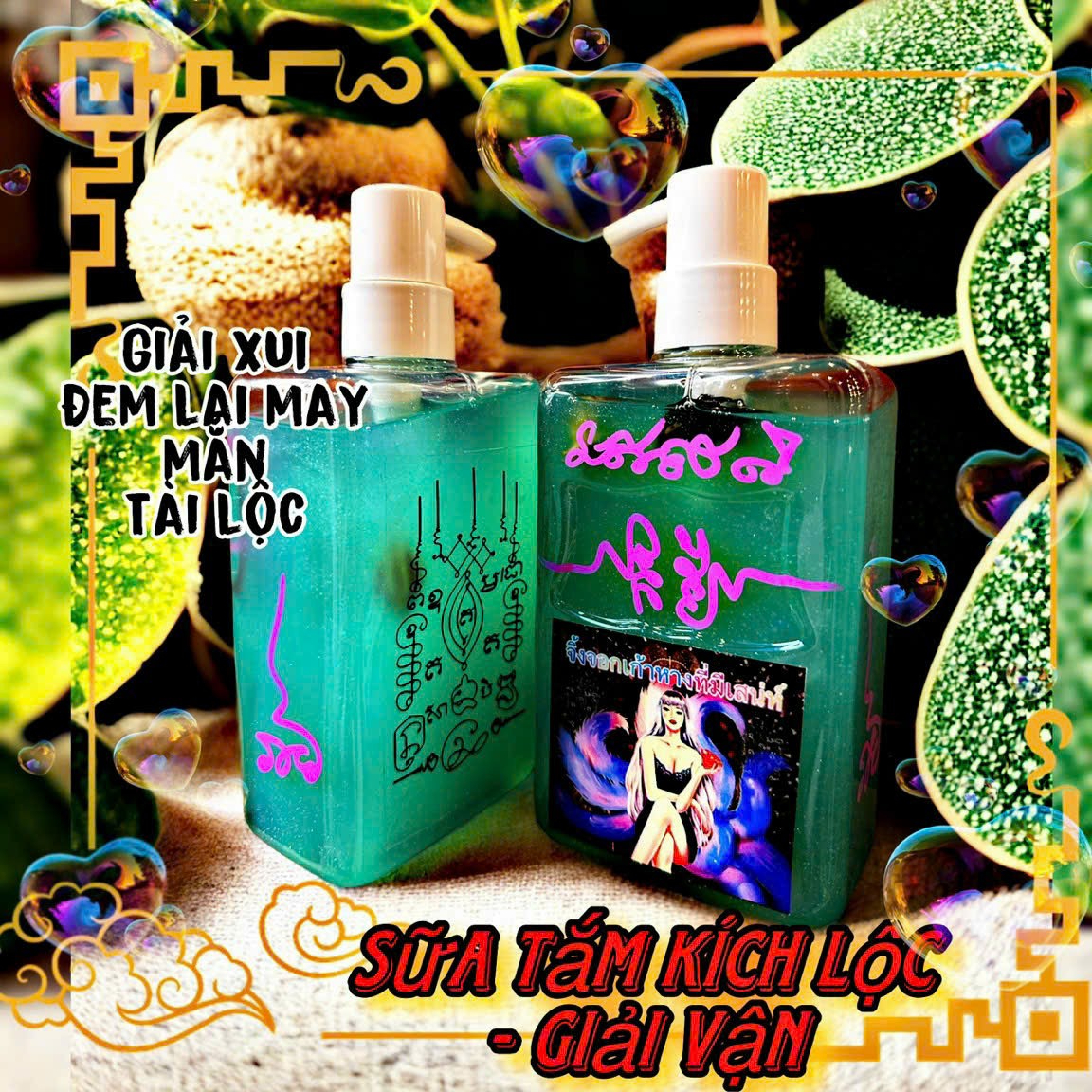 Sữa tắm Kích Lộc - Giải Vận chai to 500ml