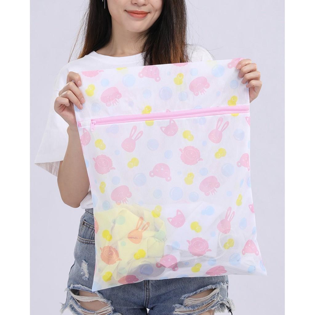 Sét 5 Chiếc Túi giặt đồ máy giặt hình hoa , túi lưới giặt quần áo lót tiện lợi