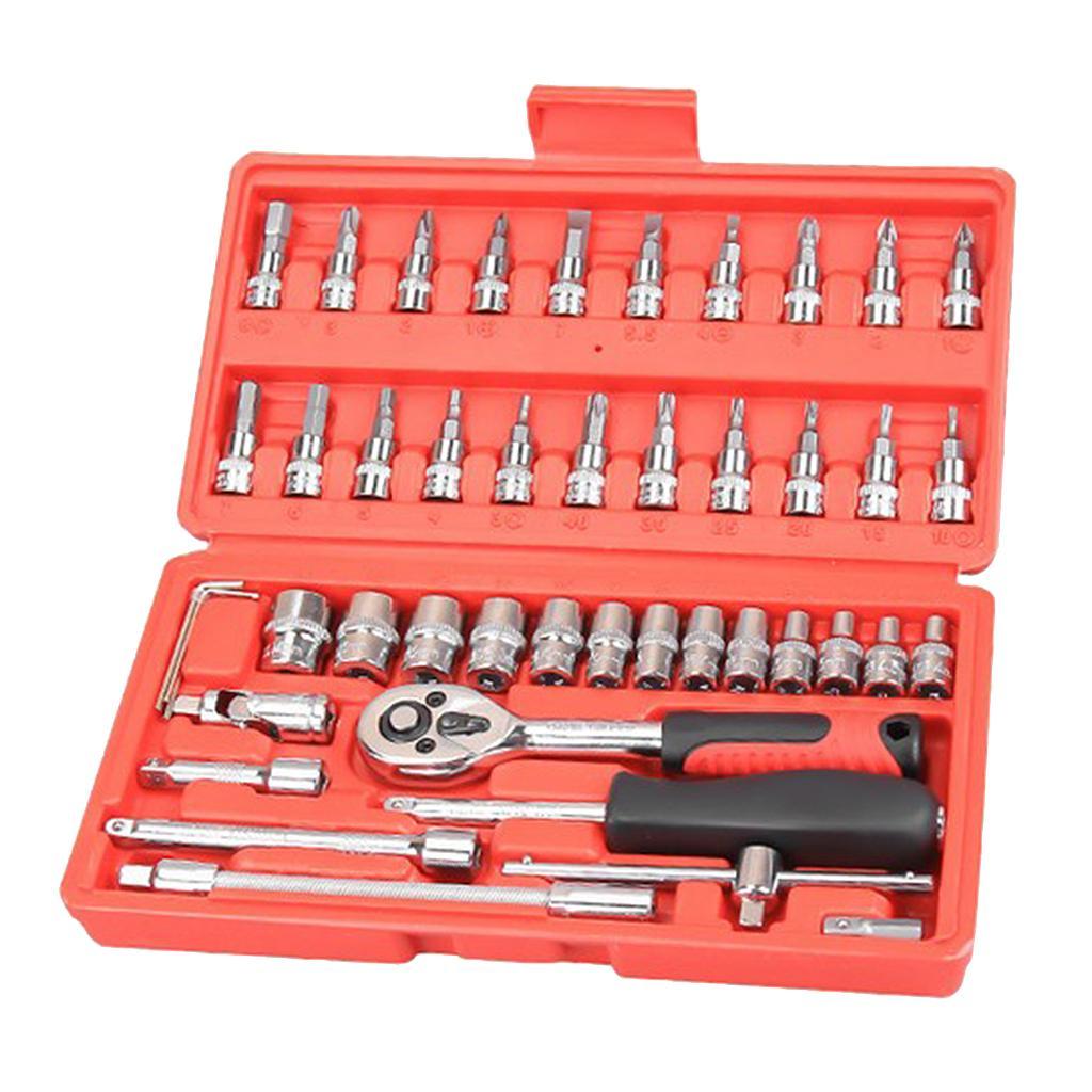 46Pcs Hand Tools Kit In Box