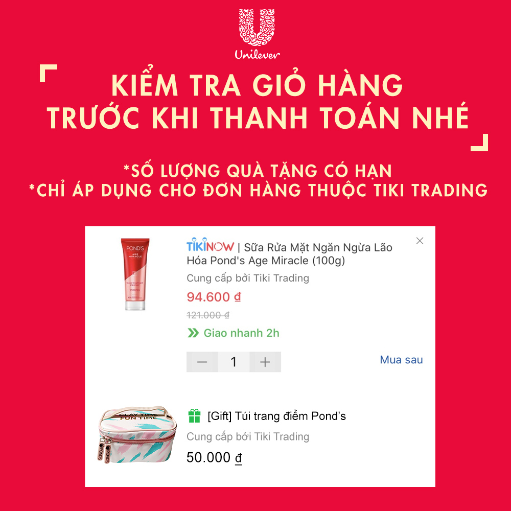 Kem Sữa Rửa Mặt Dưỡng Trắng Nâng Tông Pond'S White Beauty Tone Up 100G