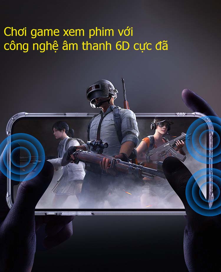 Ốp cường lực cho iPhone 14 pro max/13 pro max âm thanh 6D - hàng chính hãng
