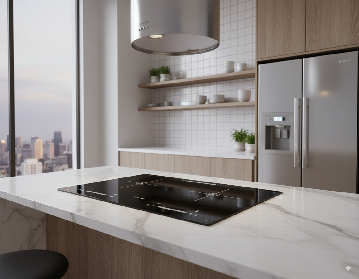 Kopper Bếp từ đôi KP5599 công suất 2400W sang trọng và bền bỉ với mặt kính Ceramic và công nghệ IGBT tiết kiệm điện năng Hàng Chính Hãng