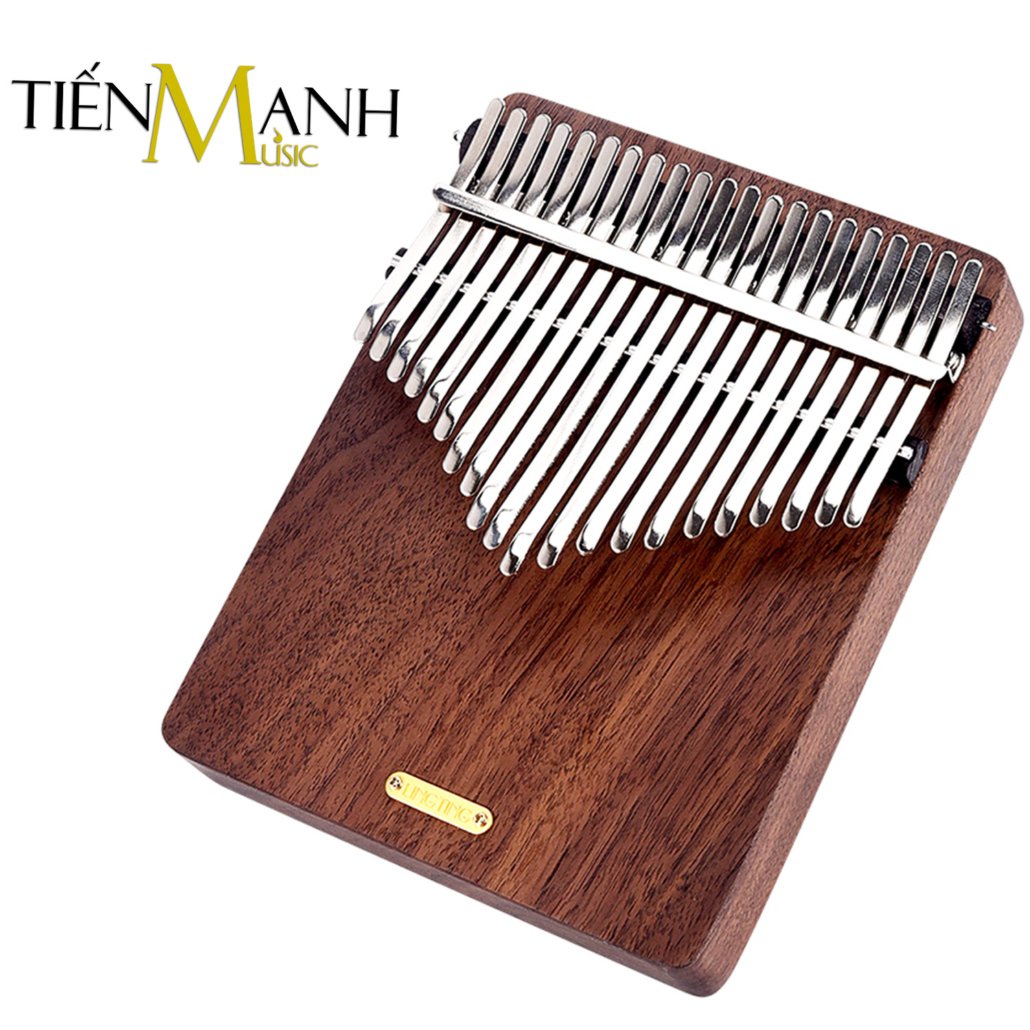 Đàn Kalimba LingTing 21 Phím K21W (Gỗ Walnut Thính Vũ - Full Phụ kiện LT-K21W) Hàng Chính Hãng - Kèm Móng Gẩy DreamMaker