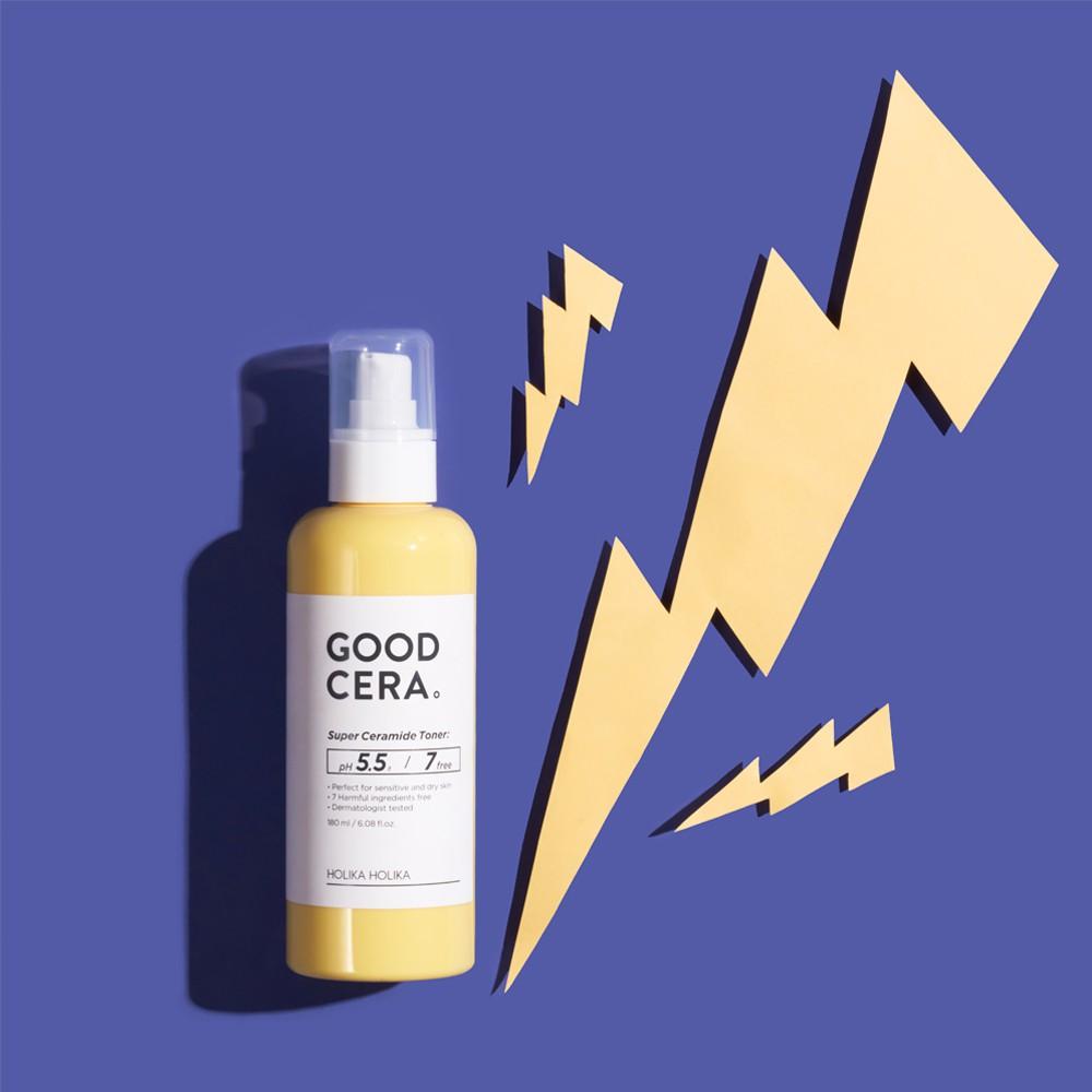 Nước Hoa Hồng Cân Bằng Dưỡng Ẩm Da Holika Holika Good Cera Super Ceramide Toner 180ml