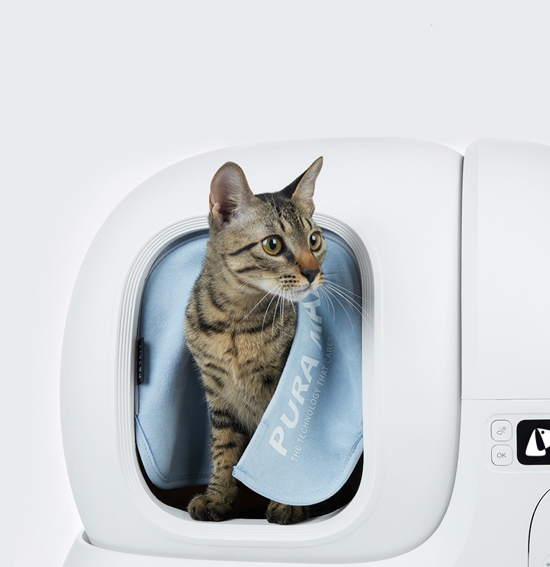 Rèm cửa chống văng cát cho máy vệ sinh tự động mèo Pura Max Petkit