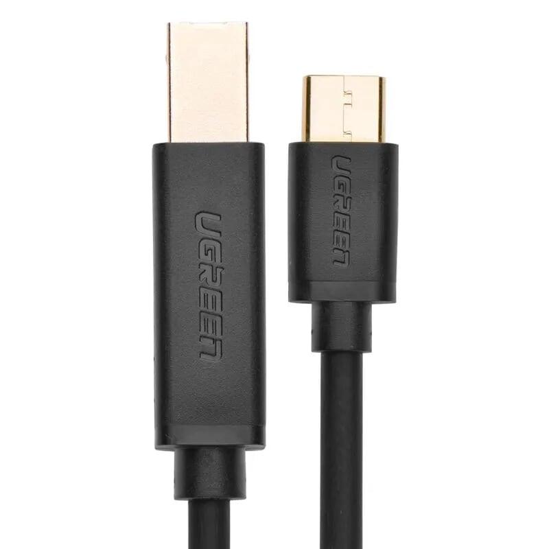 Ugreen UG30180US152TK 1.5M màu đen Dây USB Type-C sang USB 2.0 mạ vàng - HÀNG CHÍNH HÃNG