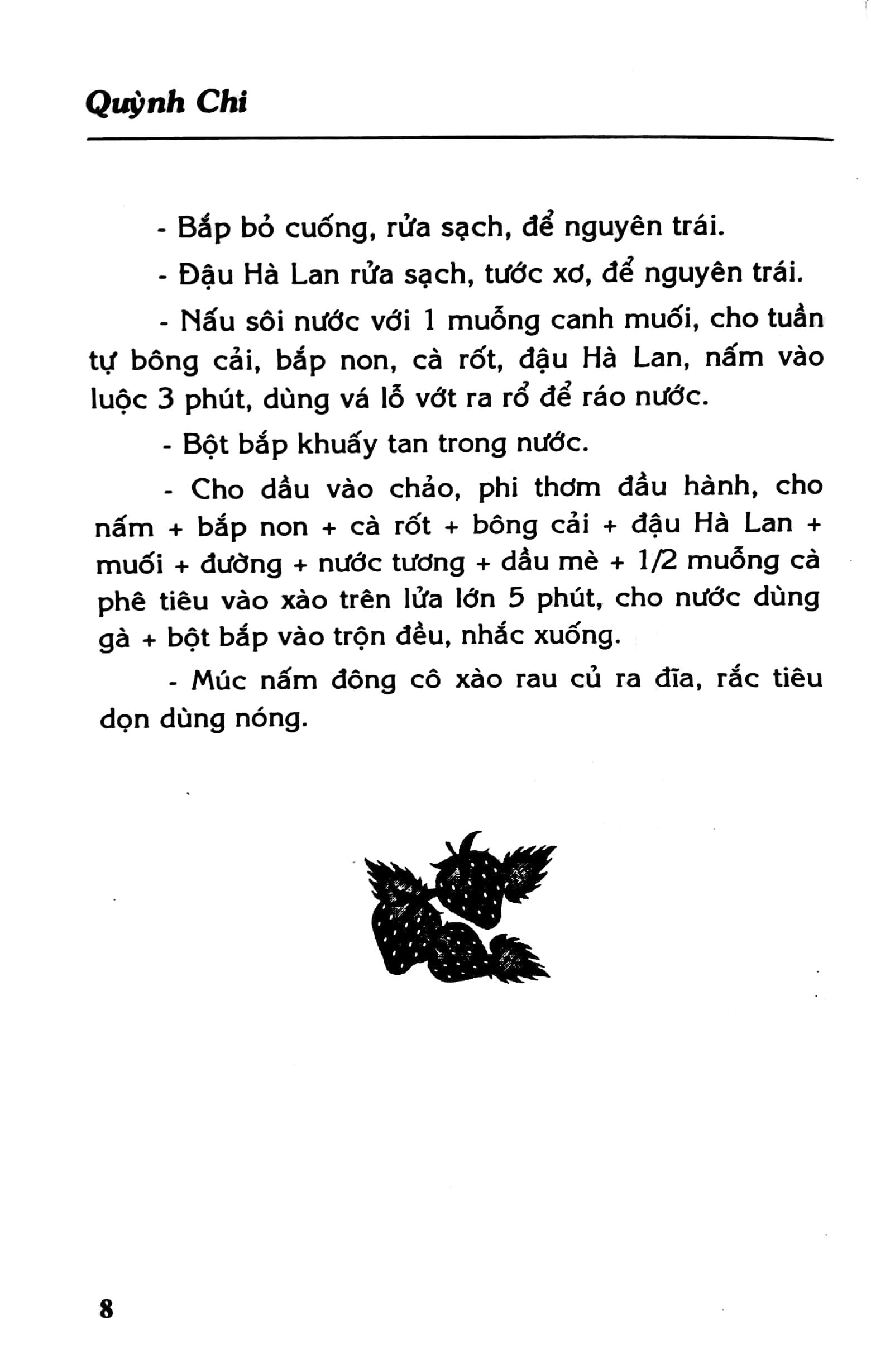 Sách Thực Đơn Bốn Món