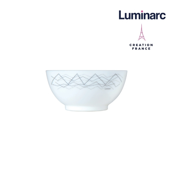 Bộ Bàn Ăn Tô Chén Đĩa Thuỷ Tinh Cường Lực Luminarc Diwali Marble 12 món - LUDIMA12M