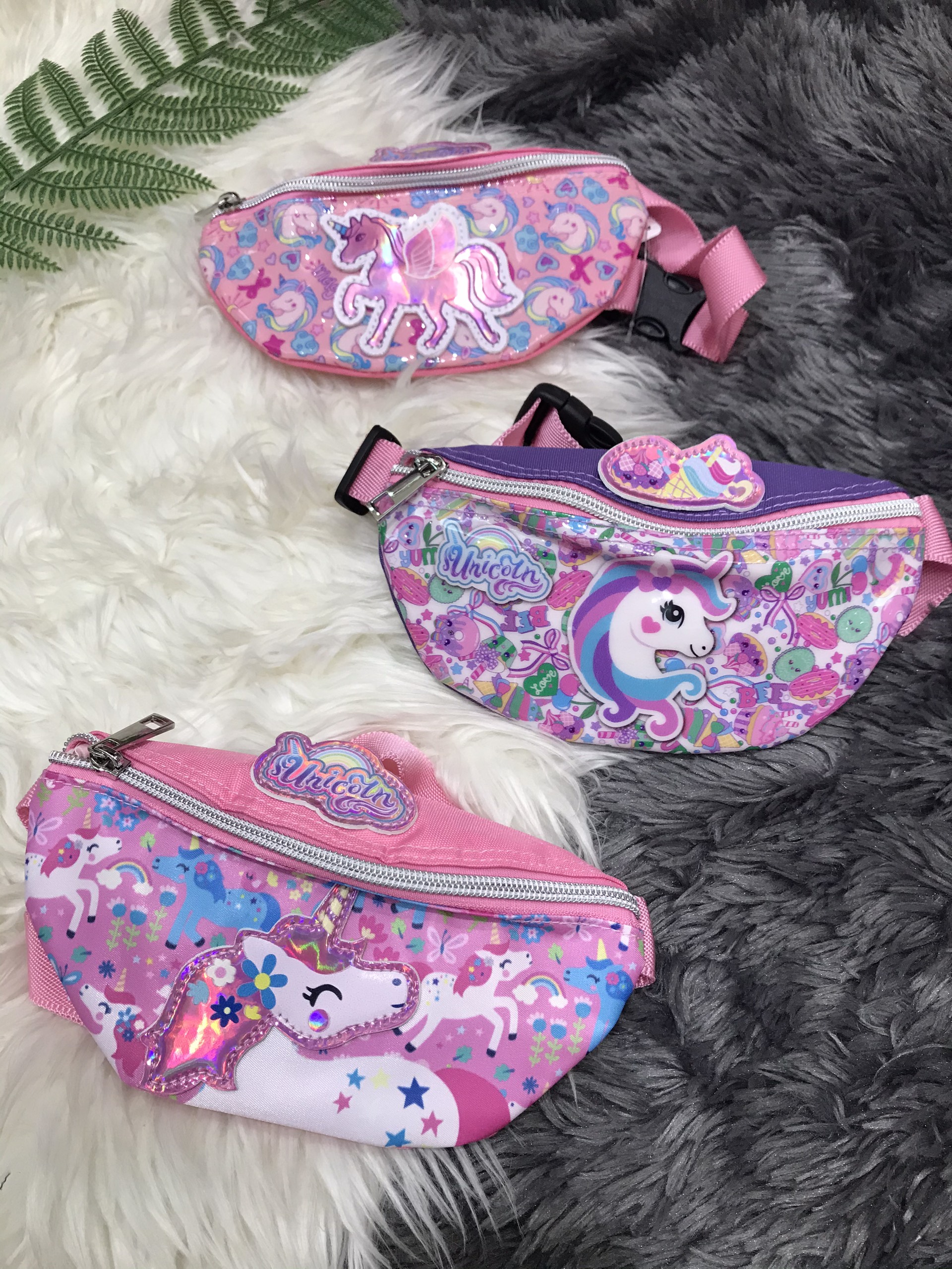 Túi bao tử 1 ngăn hình Unicorn siêu cute cho các bé - - B121504