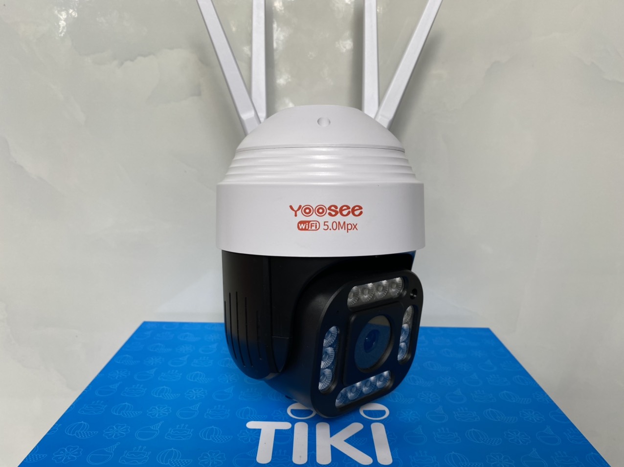 CAMERA WIFI "YOOSEE" 4 râu 14 LED 5.0 MPX CỰC SÁNG. CẢNH BÁO CHỐNG TRỘM - Hàng chính hãng