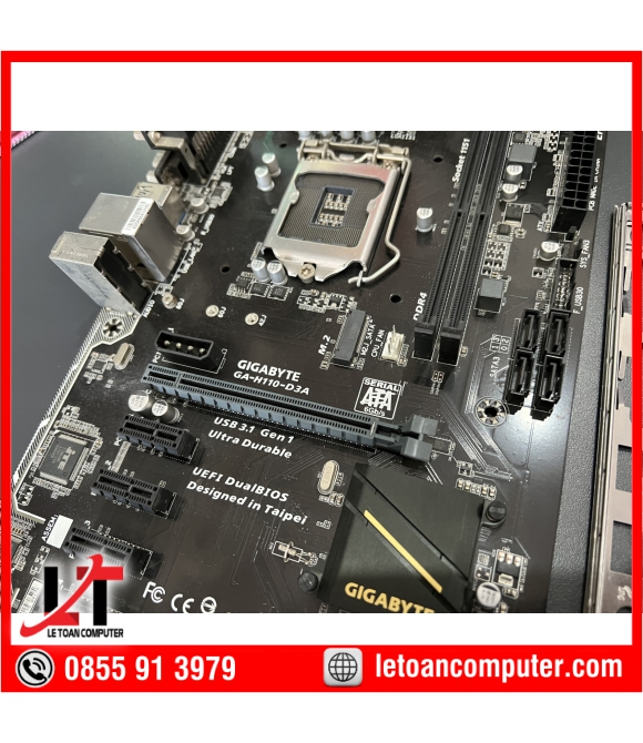 Mainboard Gigabyte H110M-D3A Socket 1151v2 - Hàng Chính Hãng