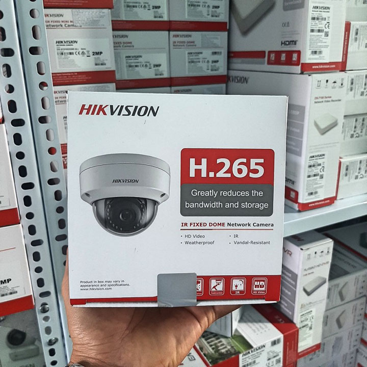 Camera IP Dome Ốp trần 2MP HIKVISION DS-2CD1123G0E-I(L) hàng chính hãng Nhà An Toàn