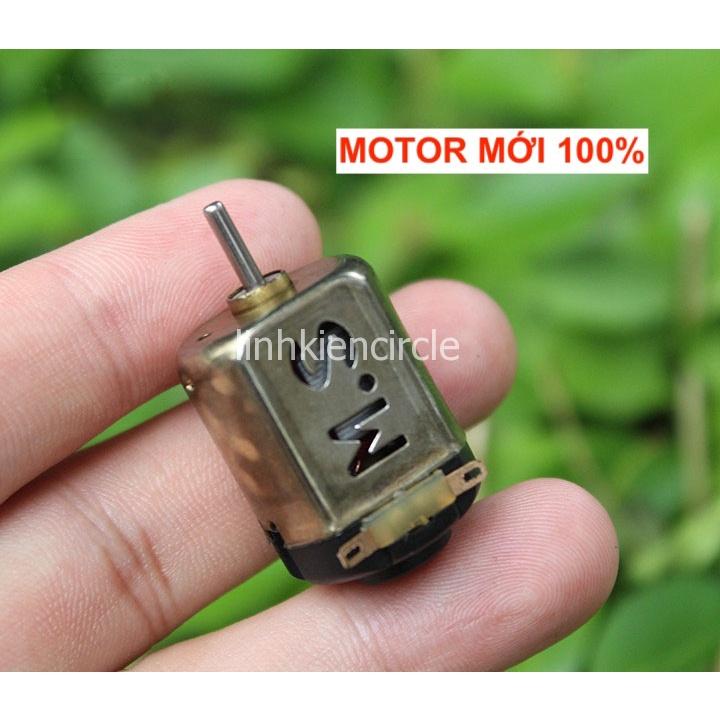 Siêu motor 130 tốc độ cực cao 50000 RPM điện áp 3.7V dùng pin RC cho x.e m.ô h.ình - LK0383