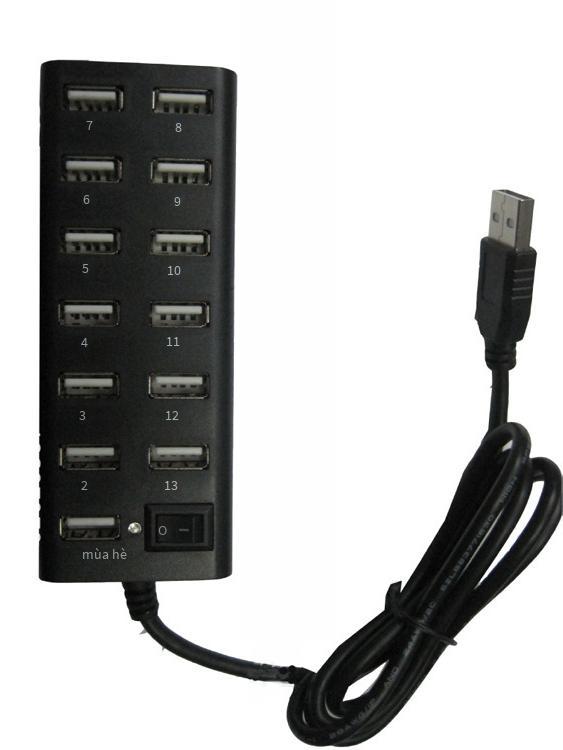 Nhà máy khuyến mại bán bộ chia usb2.0hub một kéo mười ba bộ mở rộng bộ mở rộng đa giao diện trung tâm 13 cổng hàng đôi