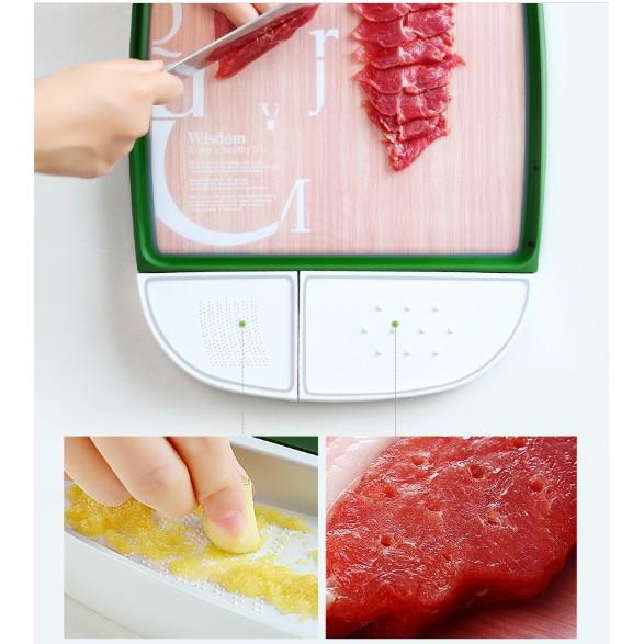 Thớt nhà bếp ABS tiện lợi 3in1 Wisdom