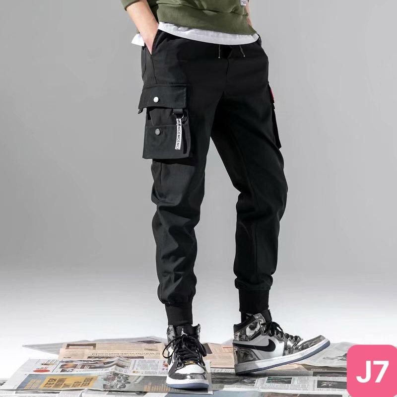 Quần jogger nam túi hộp bo chân màu đen không rách chất kaki cao cấp co dãn 4 chiều baggy thể thao nam havado11 mới
