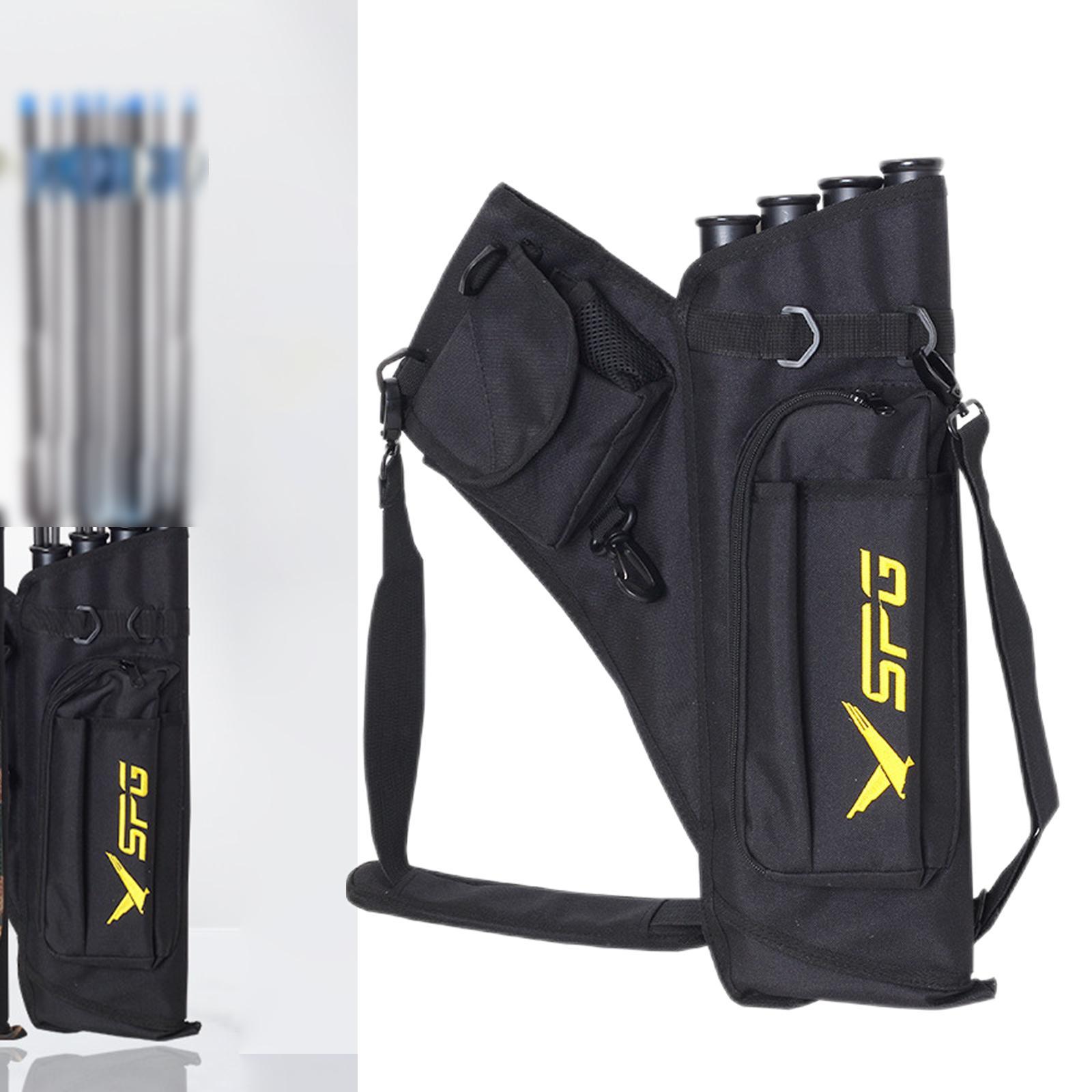 Quiver Holder 4 Tubes Back Waist Shoulder Bag