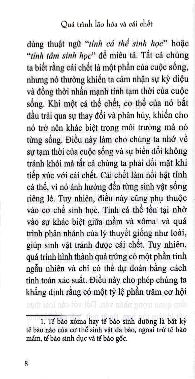 Quá Trình Lão Hóa Và Cái Chết (TP)