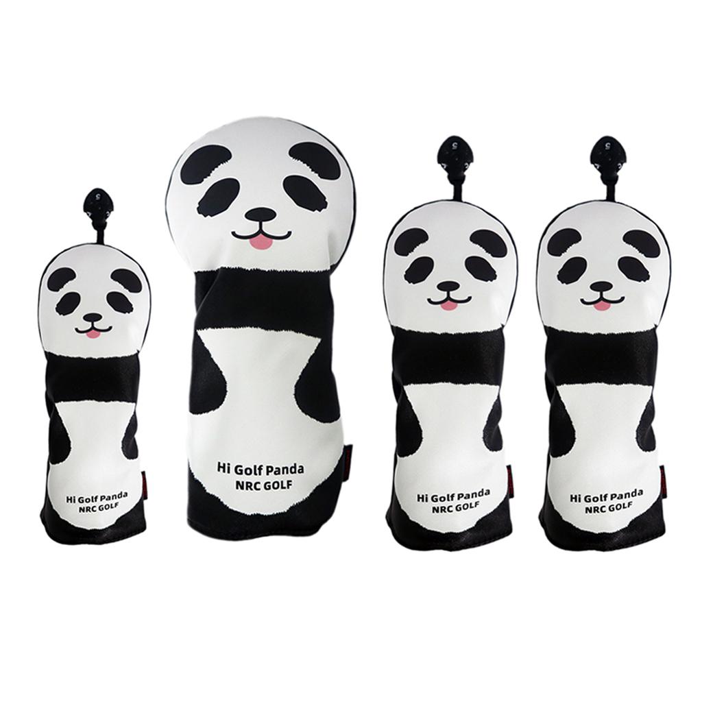 4x Waterproof Golf Wood Driver Headcover Golfer Club Cover Protector Fairway