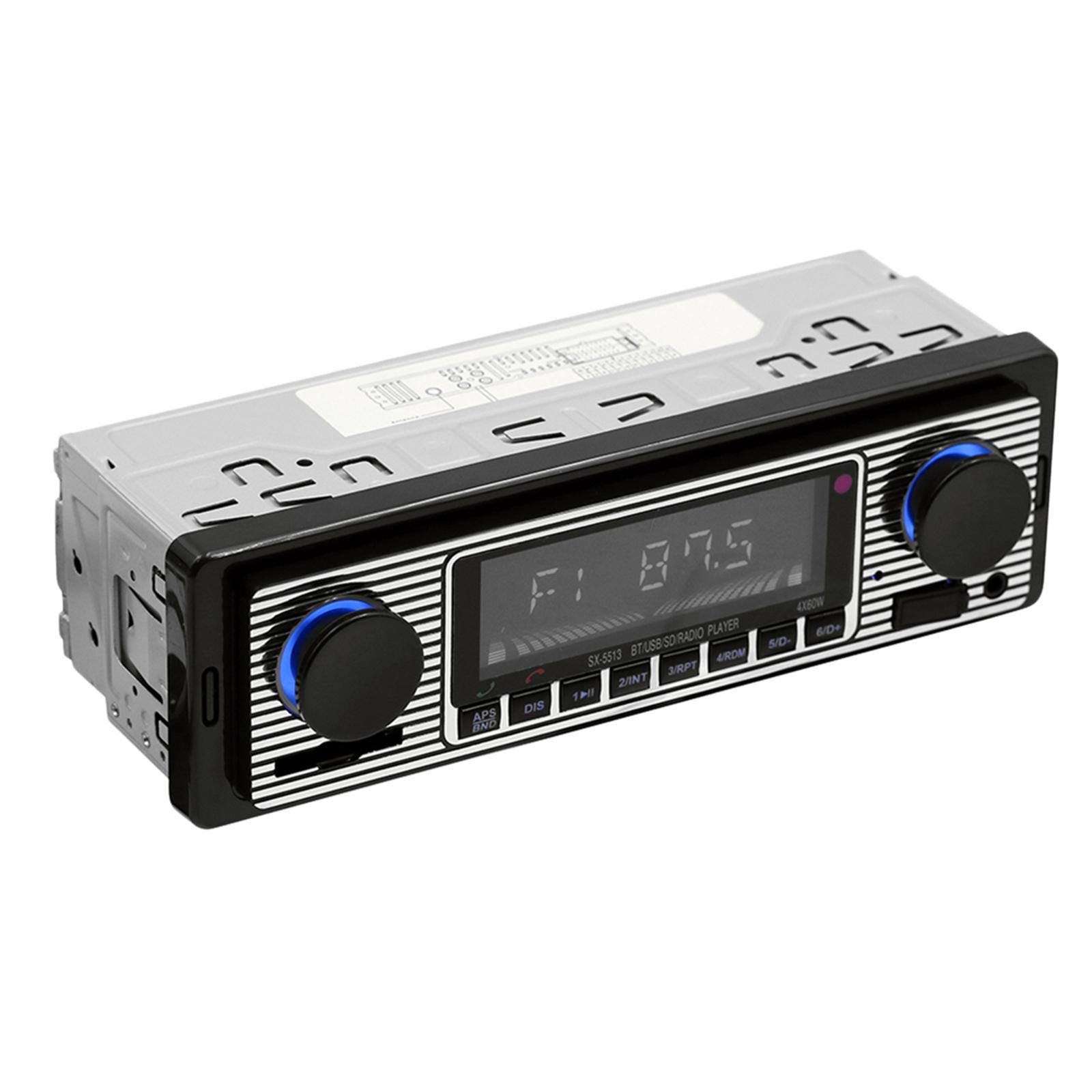 1 Din Digital Media Advanced Bluetooth Car Stereo Receiver w/AUX Audio