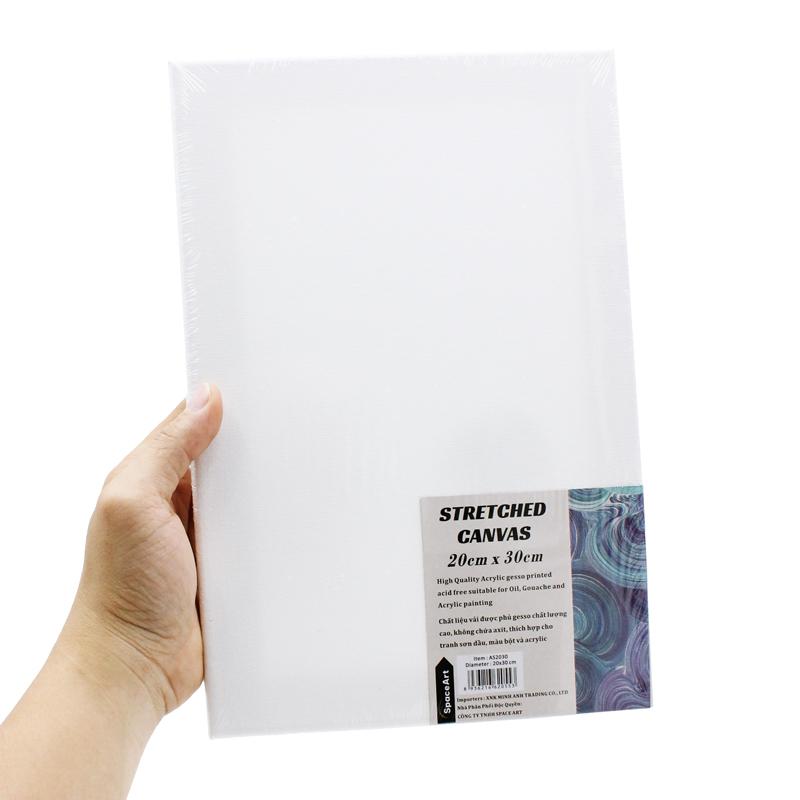 Khung Tranh Canvas Vải Bố 20 x 30 cm - Space Art AS2030