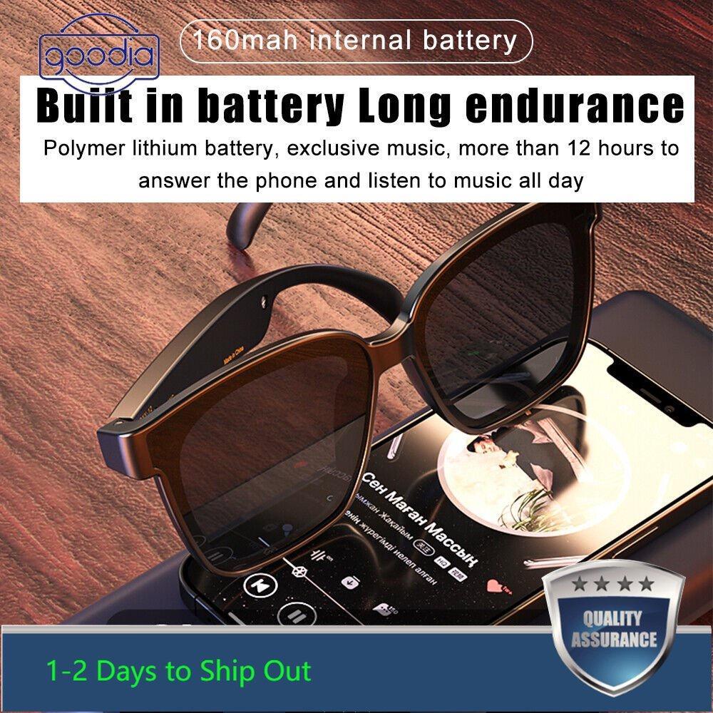 Kính Mát Thông Minh Dyy-12 Kết Nối Bluetooth 5.0 Hỗ Trợ Nghe Gọi Chụp Ảnh