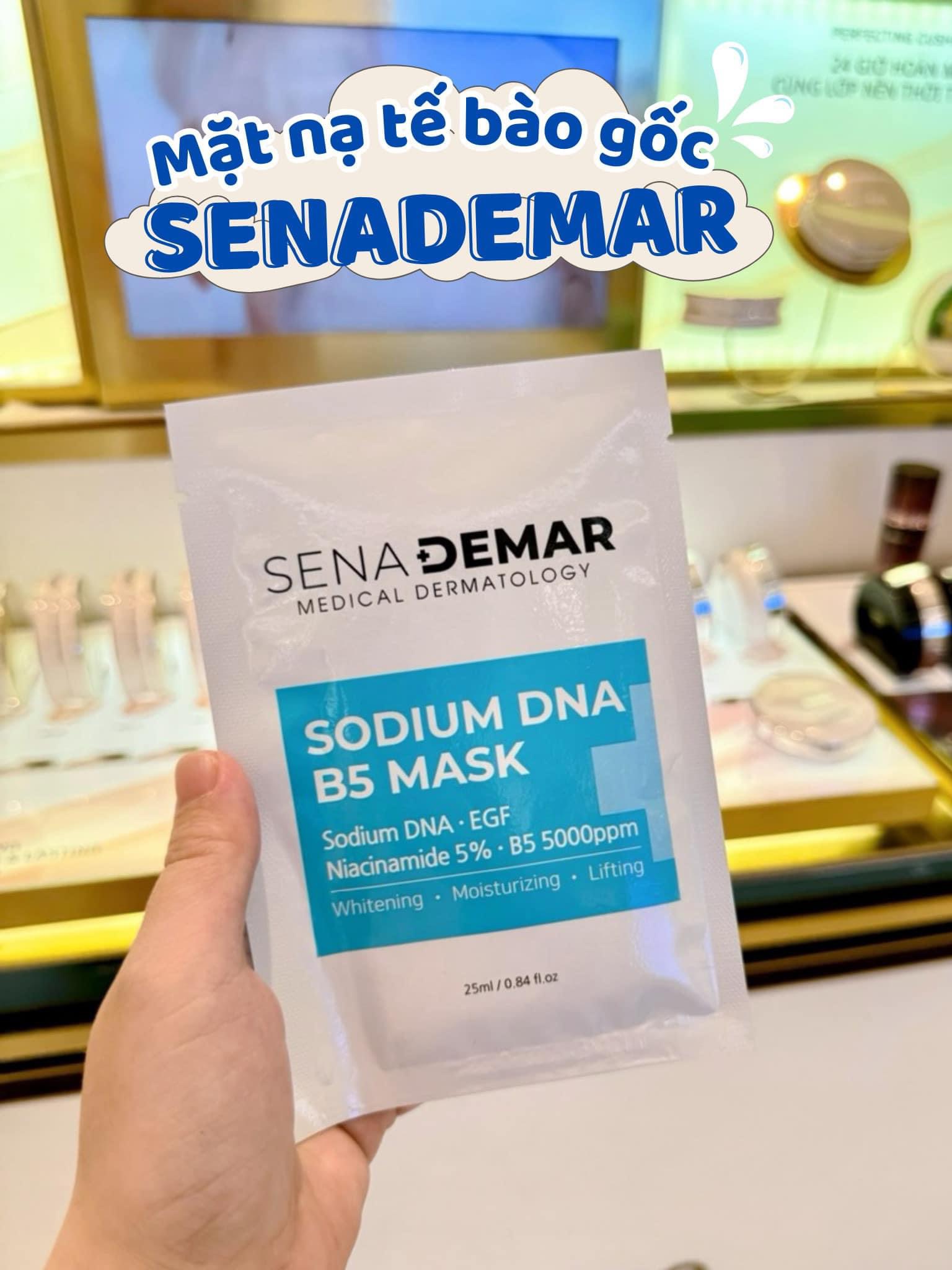 Mặt nạ Senademar Sodium DNA B5 mask 25ml hạn 2027 - 1 miếng lẻ