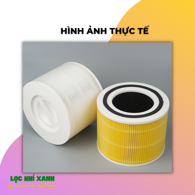 Lõi Lọc Chống Dị Ứng cho Máy Lọc Không Khí Levoit Core 300/300S RF. Bộ lọc Hepa 3 lớp