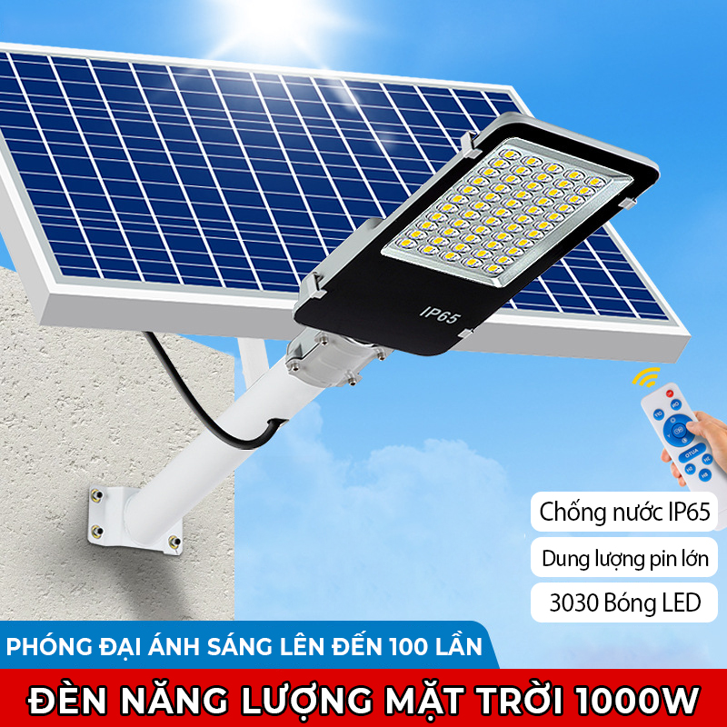 Đèn Năng Lượng Mặt Trời 1000W, đèn Cao Áp Siêu Sáng, thân thiện với môi trường  - K1534