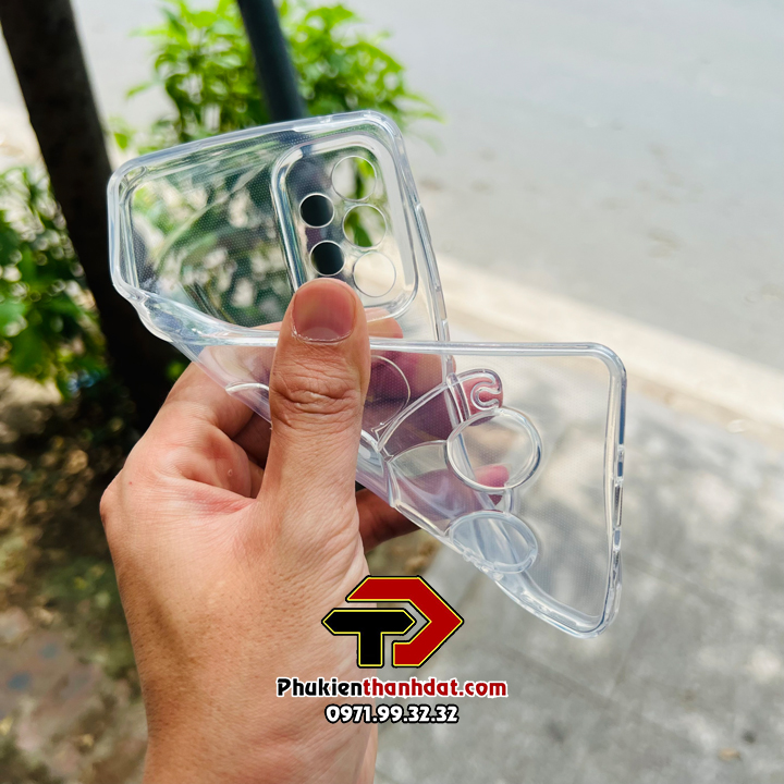 Ốp lưng dành cho SamSung Galaxy A73 hình gấu Bearbrick nổi 3D, trong suốt chống sốc