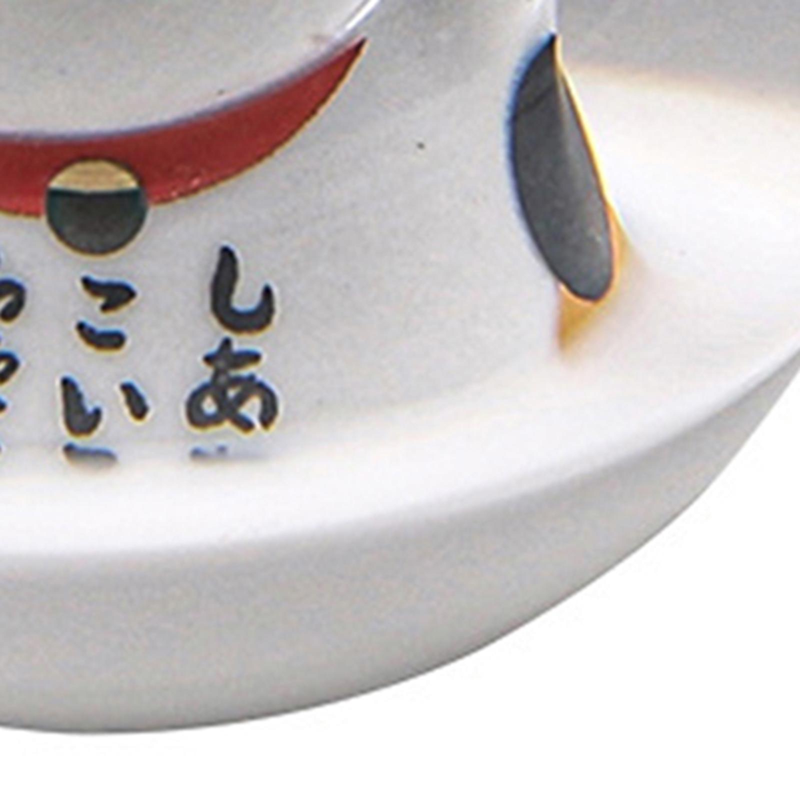 Cute Fortune Lucky Cat 70MM Round Ball Gear  Knob with Adapters JDM M10X1.25