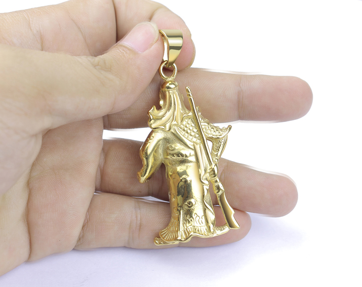 Dây chuyền nam cao cấp inox quan công khóa vip siêu đẹp, đem lại đẳng cấp, phong độ cho người đeo