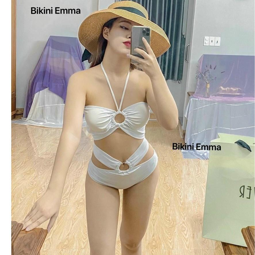 BIKINI 2 Mảnh Phối Khoen Sang Trọng - BIKINISTORE - Màu Xanh Coban