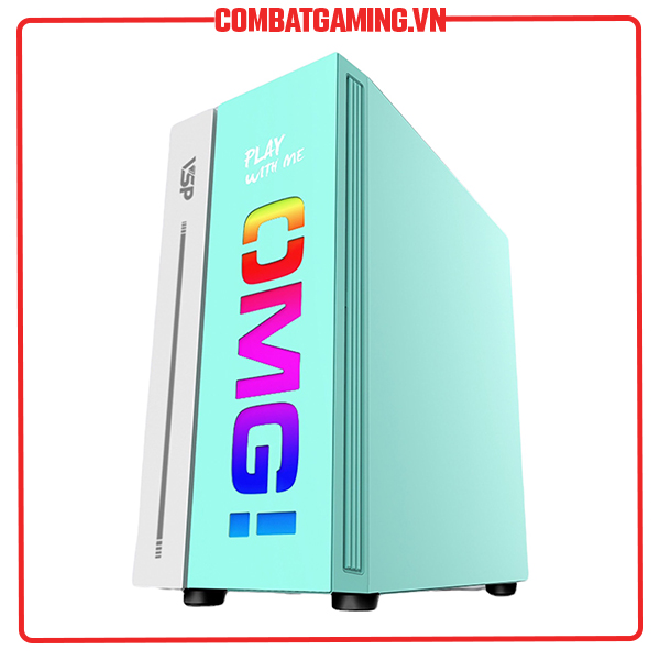 Case VSP OMG-II ATX Xanh Ngọc - Hàng Chính Hãng