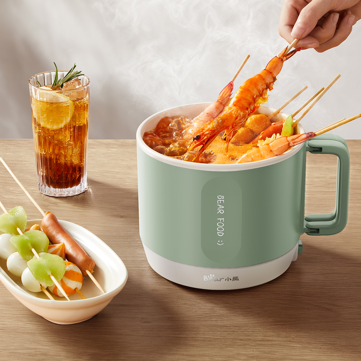 Nồi lẩu điện BEAR 1.2L công suất 500W DRG-Z12K1 (MC-4H12J)