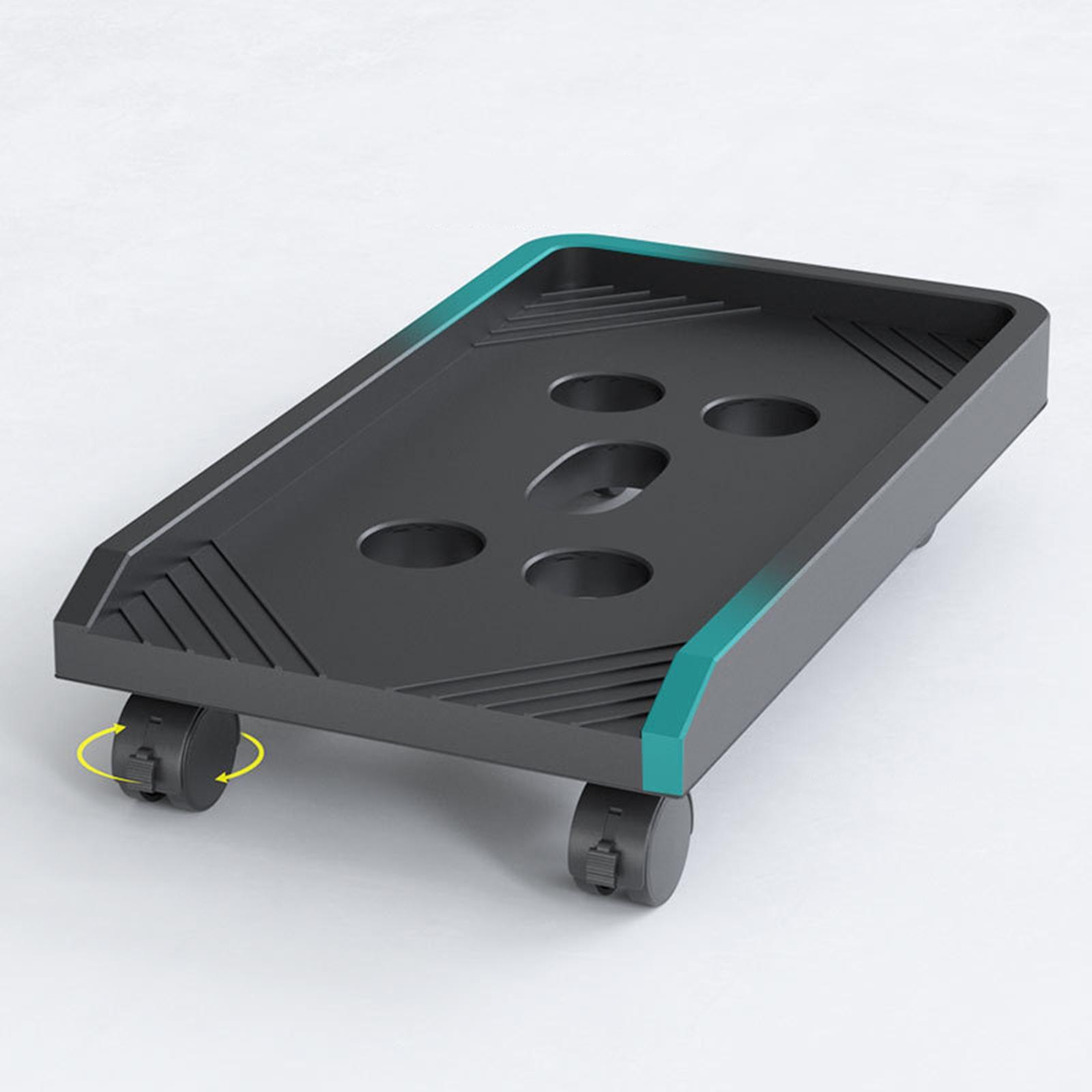 PC CPU Holder Stand Mobile with  for Office Home Under Desk