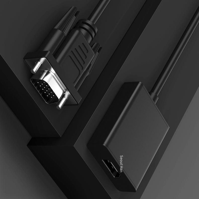 Bộ chuyển đổi VGA to HDMI giá rẻ nhất Biaz kèm âm thanh máy tính ra màn hình tivi HD dây chuyển đổi