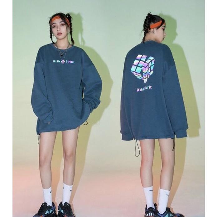 Áo Sweater nam nữ MEANSTORE nỉ lót lông oversize Unisex form rộng Ulzzang Streetware Hàn Quốc chất mềm mịn - G3038