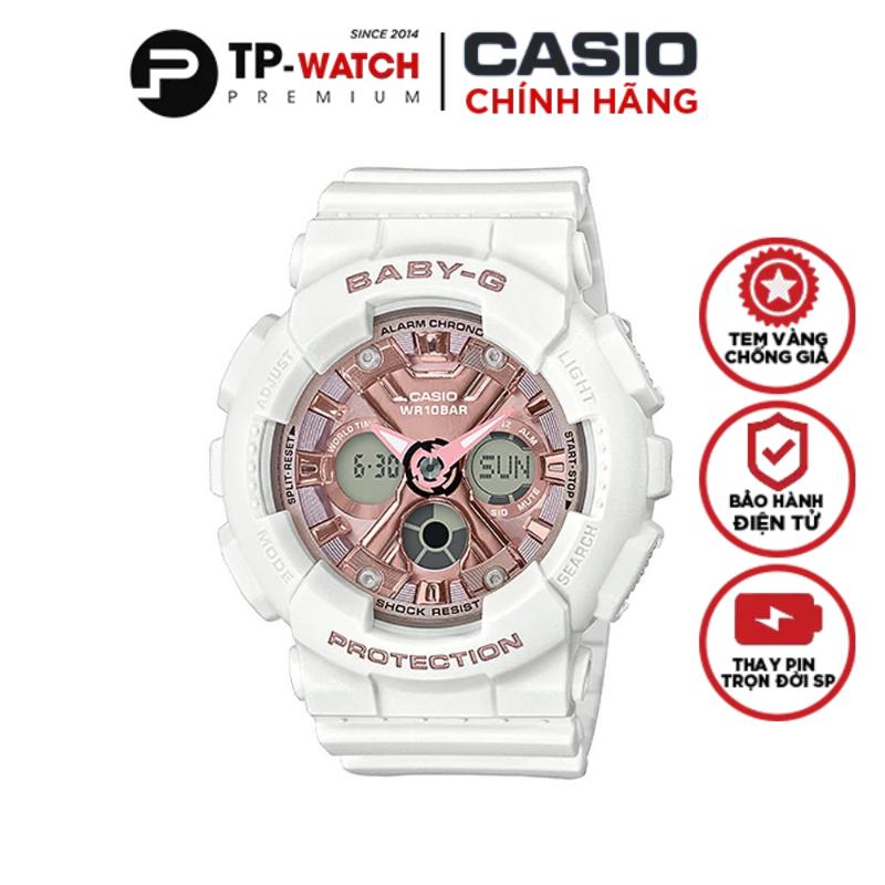 Đồng Hồ Nữ Dây Nhựa Casio Baby-G BA-130-7A1DR Chính Hãng - BA-130-7A1