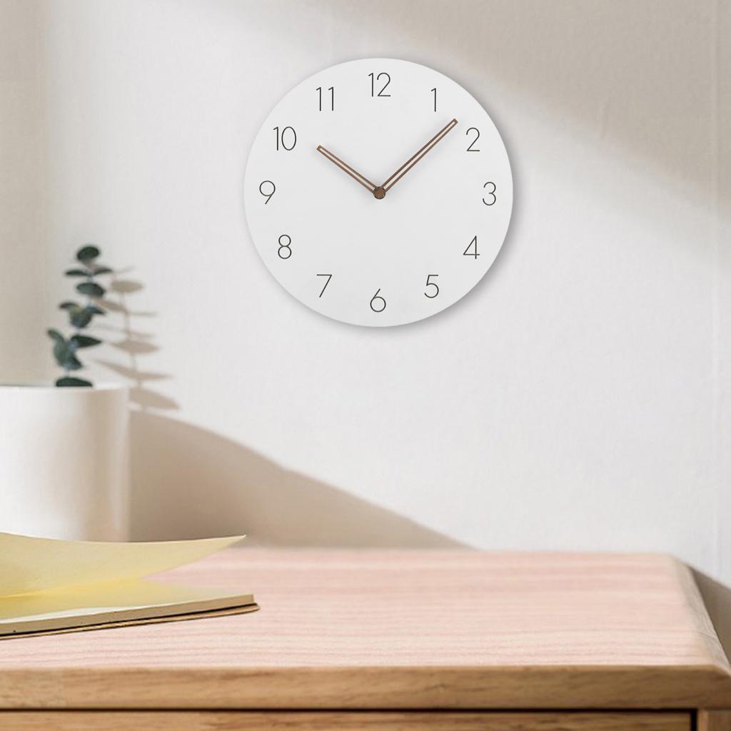 11'' Wall Clock Round Wall Clock Silent Wall Clock Battery Operated