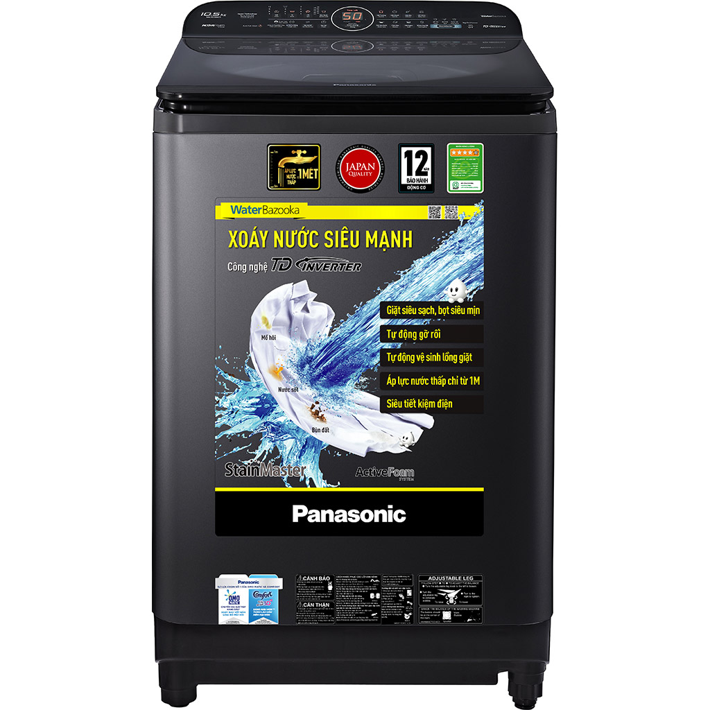 Máy Giặt Cửa Trên Panasonic 11.5KG NA-FD11AR1BV - Hàng chính hãng - Giao HCM và 1 số tỉnh thành