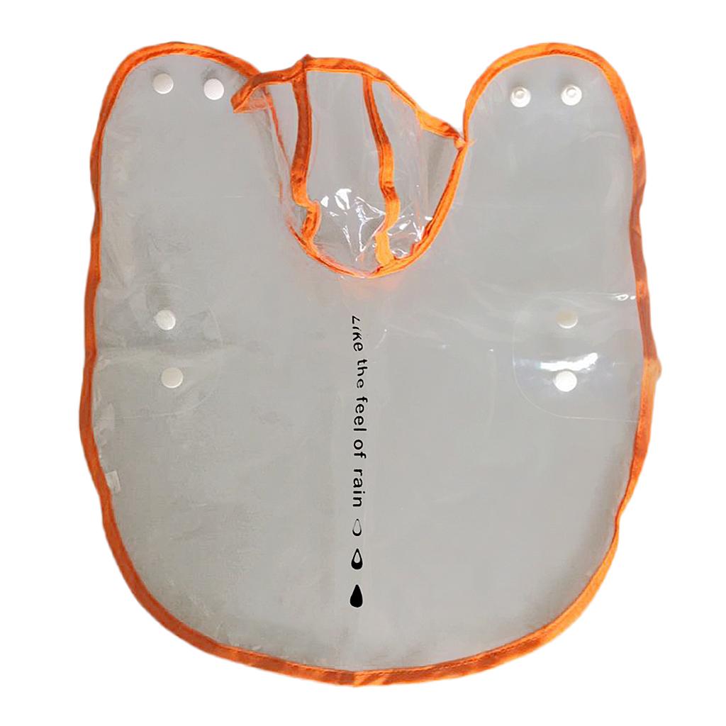 Pet Dog Rain Coat Poncho Rainwear Waterproof Jacket Hooded Hoodie Outdoor Wear, Clear