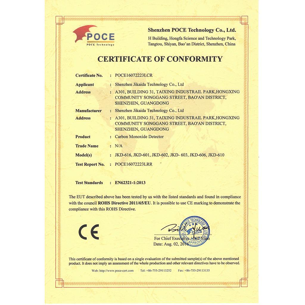 New High sensitivity Smart Carbon Monoxide Alarm CO Gas Detector Sensor