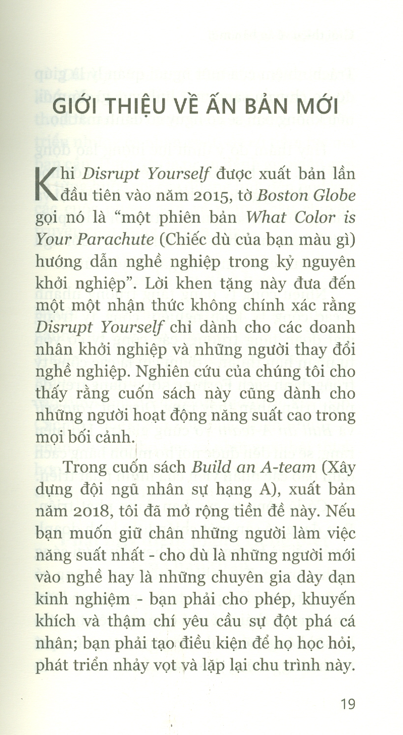 Đột Phá Bản Thân (Disrupt Yourself) - PACE Books