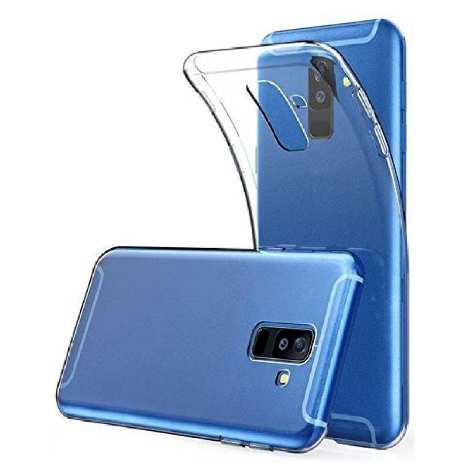 Ốp lưng cho Samsung Galaxy A6 Plus dẻo, trong suốt