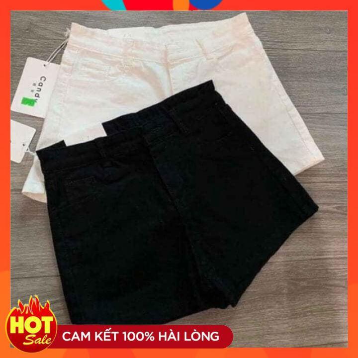 Quần sooc bò cạp cao HOT TREND 2021Hàng loại đẹp, co giãn 4 chiều, hách dáng cho các chị em
