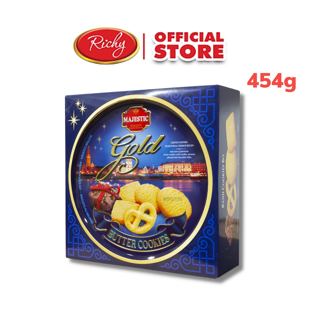 Bánh Cookies Majestic Gold Richy (454g)