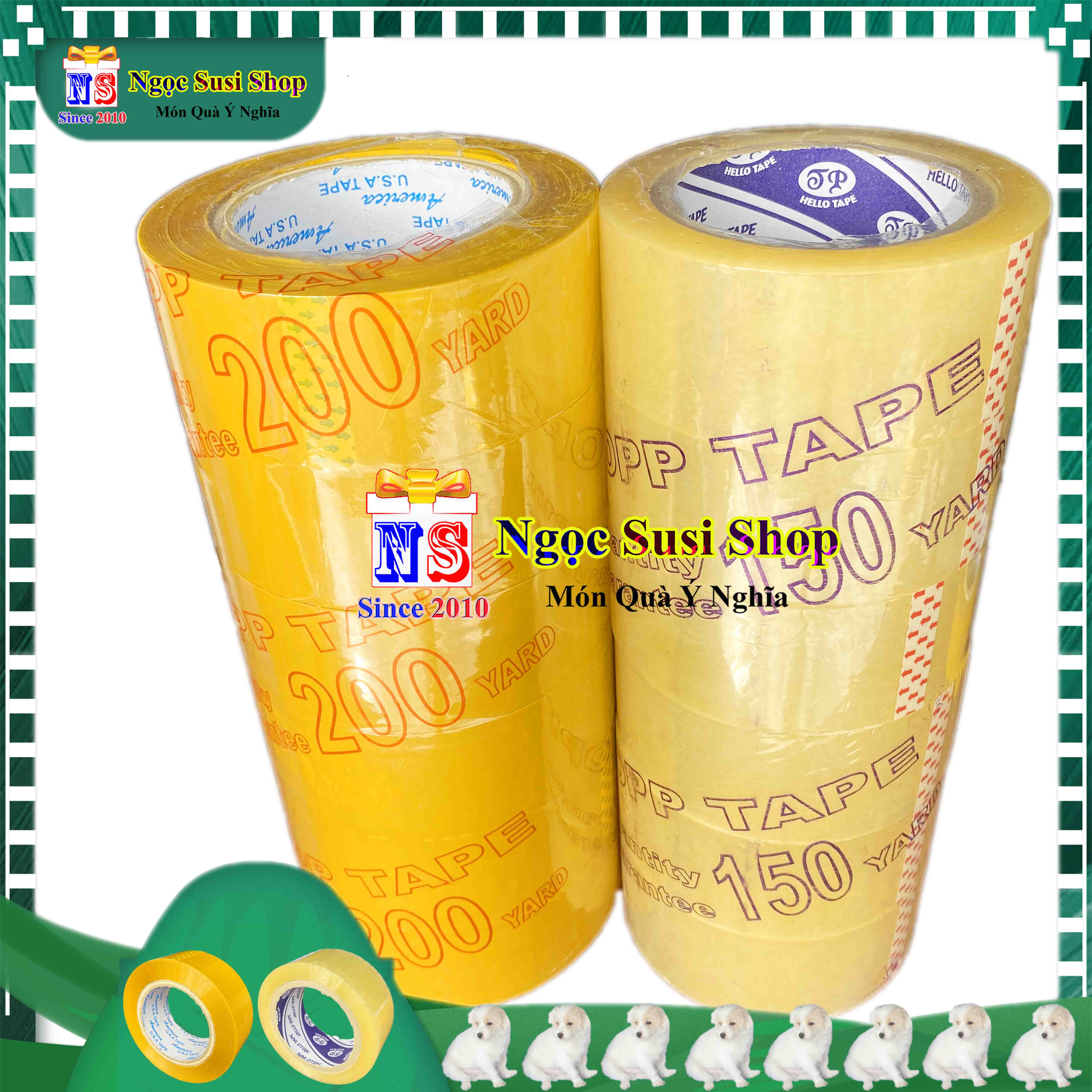 1 CUỘN BĂNG KEO TRONG VÀNG ĐỤC SIÊU DÍNH NHA MUA CHỌN LOẠI - BĂNG DÍNH CHẮC CHẮN
